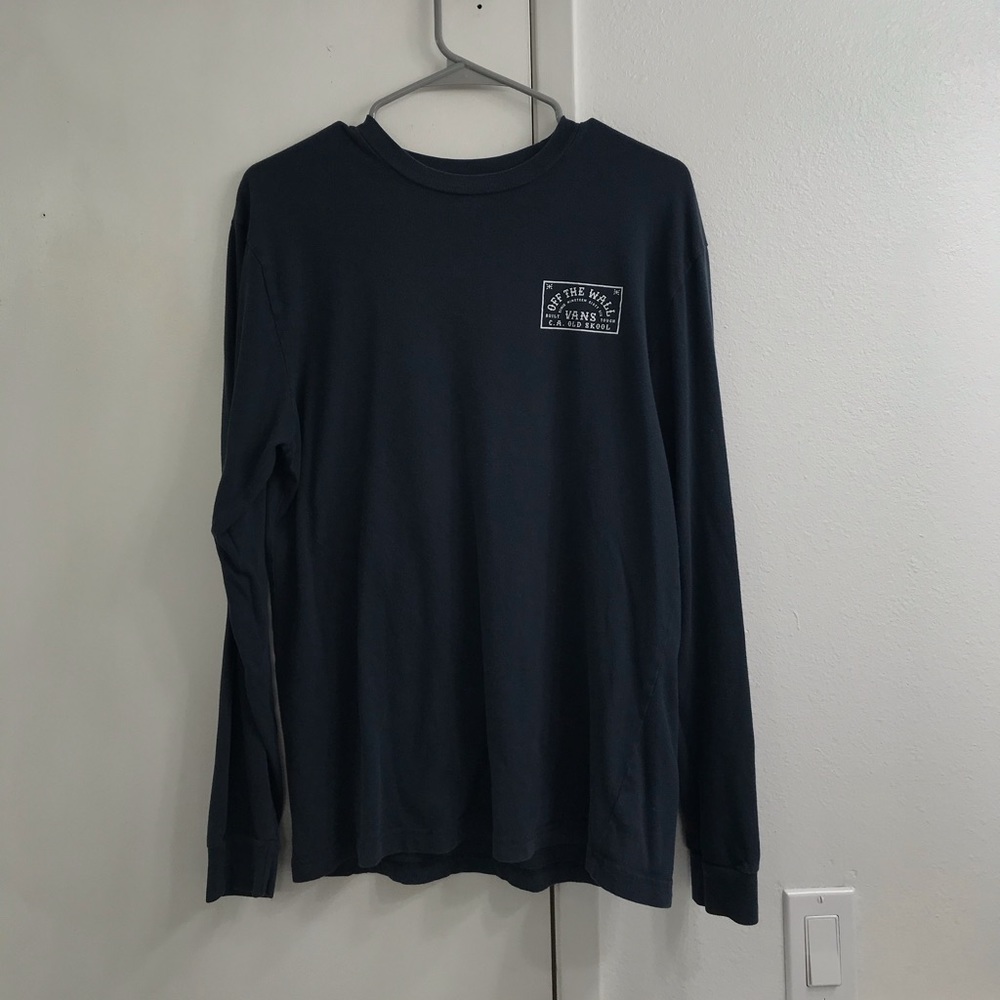 Men’s Medium Vans Off the Wall Blue Long Sleeve